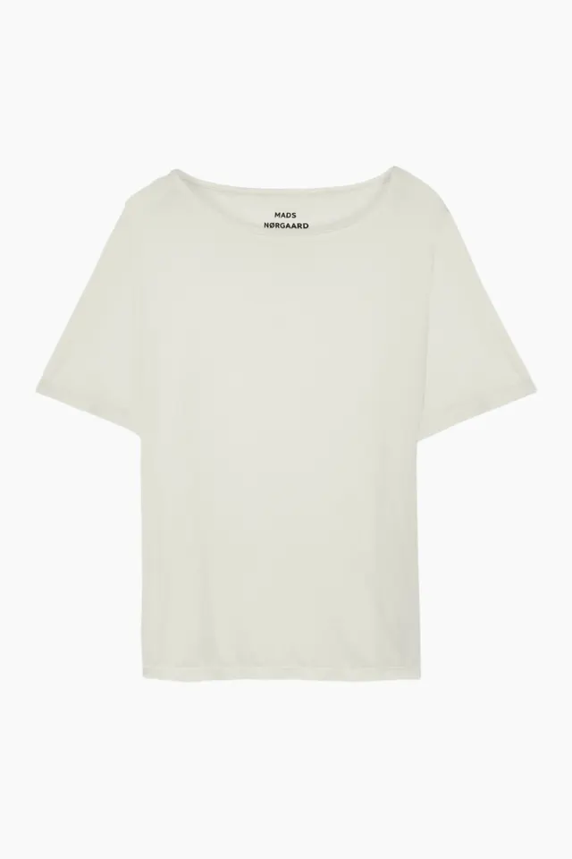 Mads Nørgaard Tence Morty Tee – Snowwhite — produktfoto