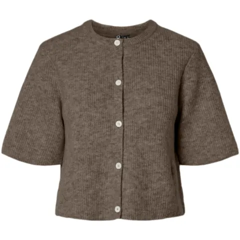 Pieces cardigan Pcsilly – Morel Melange — produktfoto