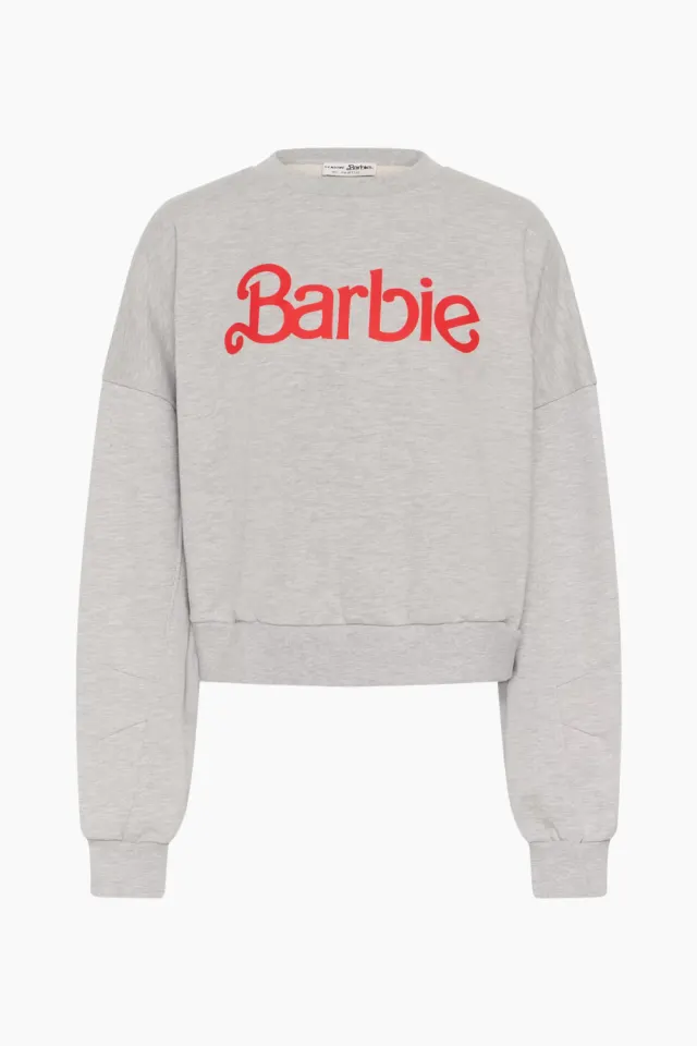 Gestuz GZnaya Sweatshirt – Light Grey Melange — produktfoto
