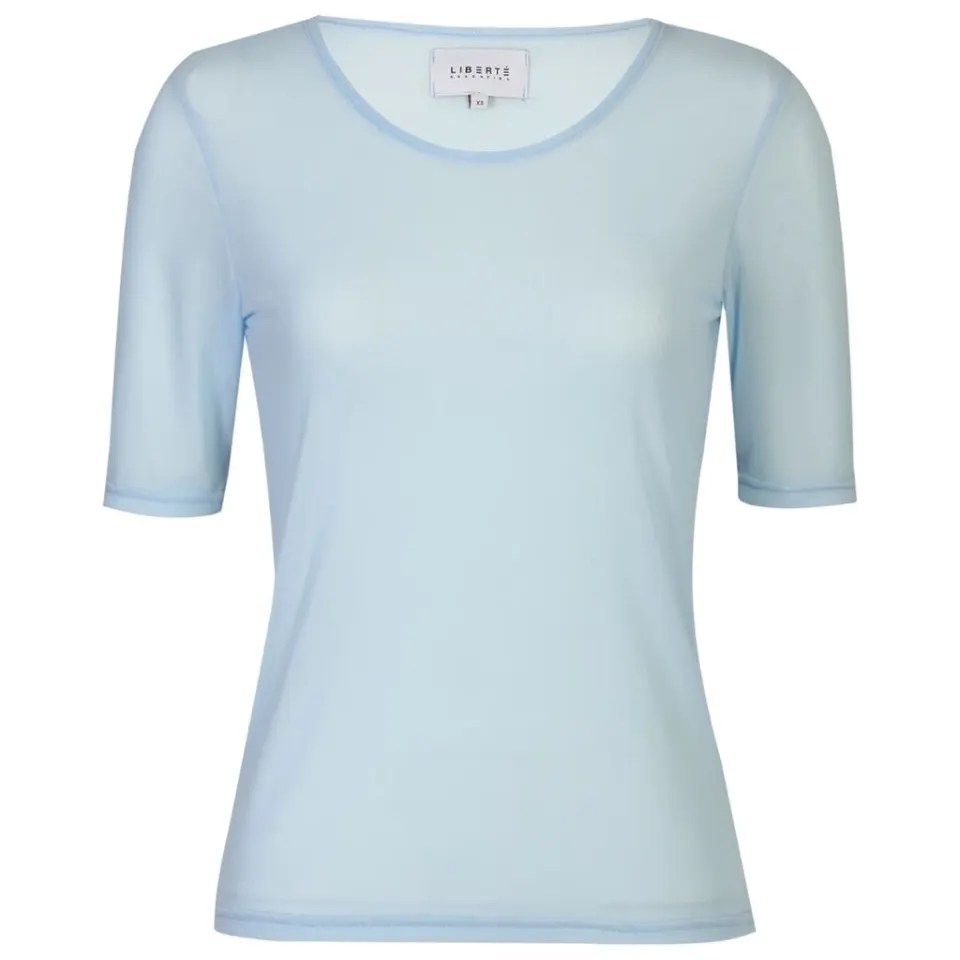 Liberté t-shirt Mesh – lyseblå — produktfoto