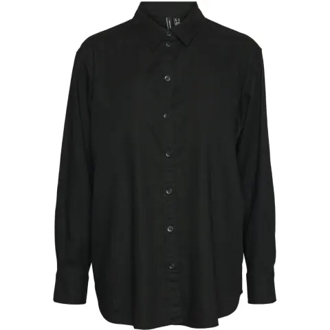 Vero Moda skjorte Vmlinn – sort — produktfoto
