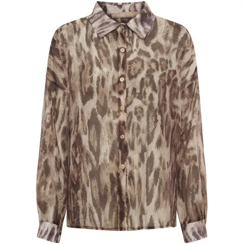 Marta du Château Skjorte Mdclake 7861 – leopard — produktfoto