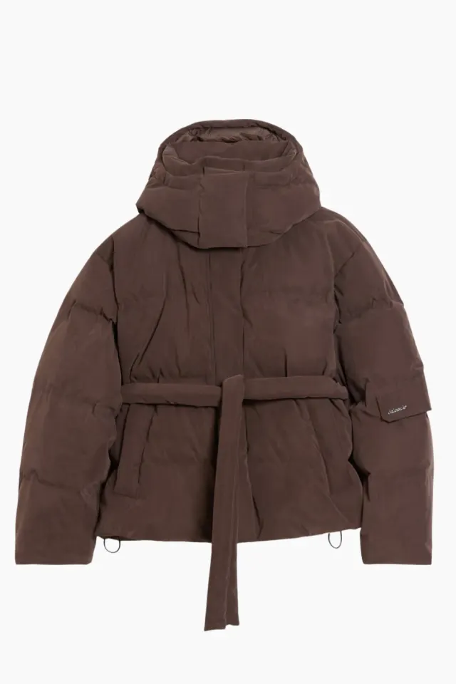 Holzweiler Steilia Brushed Down Jacket – Dk Brown — produktfoto