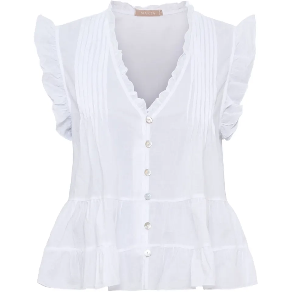 Marta du Château top MdcEmira TC68181 – hvid — produktfoto