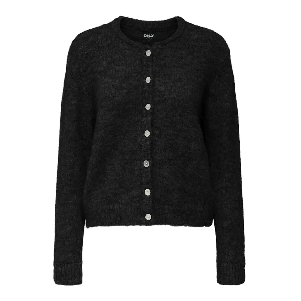 ONLY strik cardigan Onlmaggie – sort — produktfoto