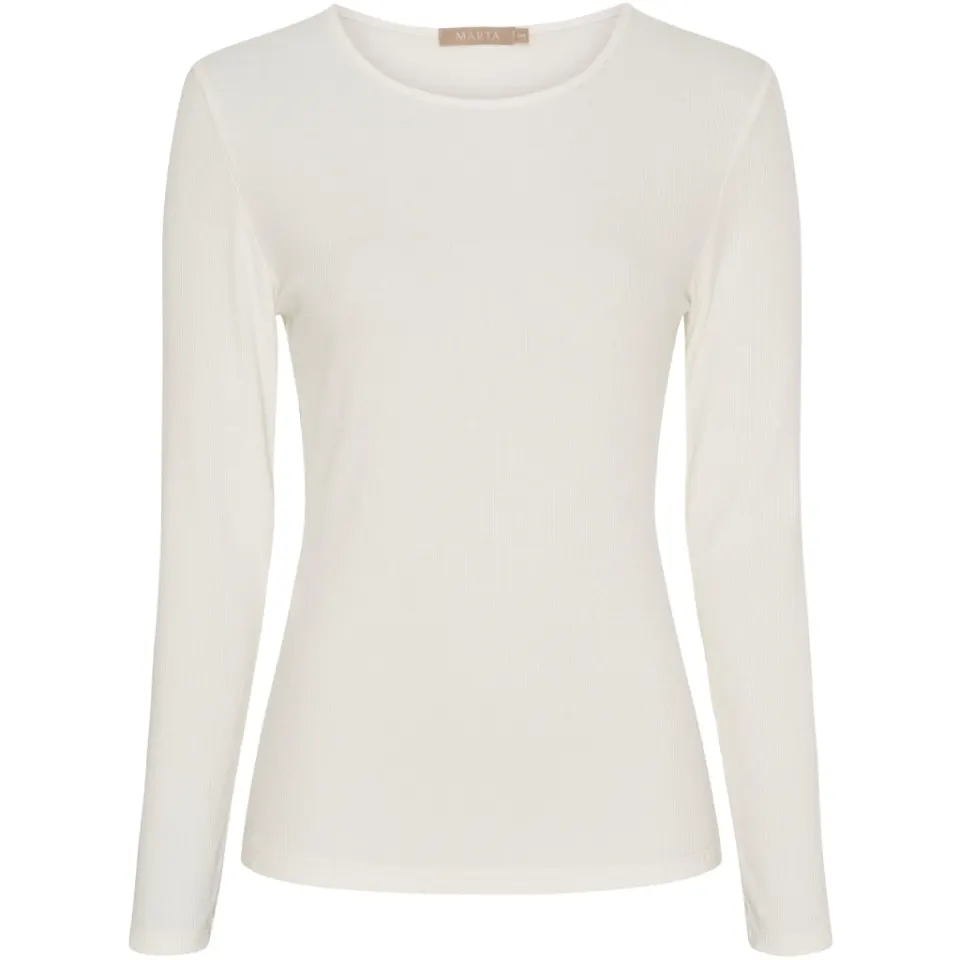 Marta du Château langærmet t-shirt MdcAster 4906 – creme — produktfoto