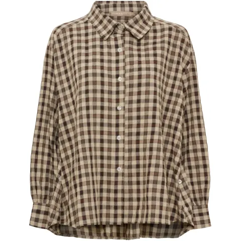 Marta du Château Skjorte MdcXanthe 8919 – Brown6 — produktfoto