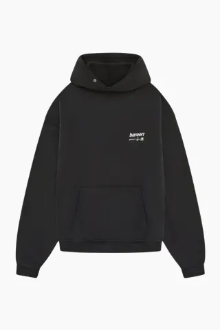 bareen Oversized Hoodie Mmxvi – sort — produktfoto