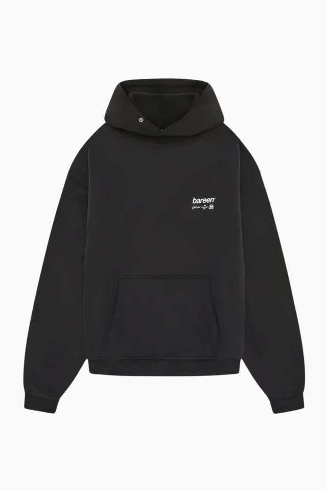 bareen Oversized Hoodie Mmxvi – sort — produktfoto