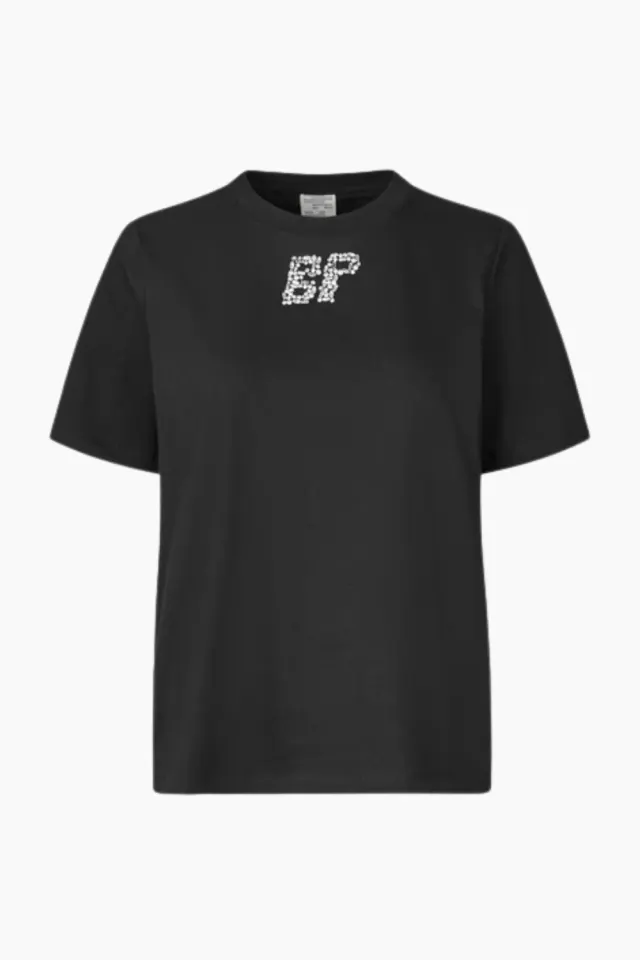 Baum und Pferdgarten Jawo T-shirt – Black Rhinestones — produktfoto