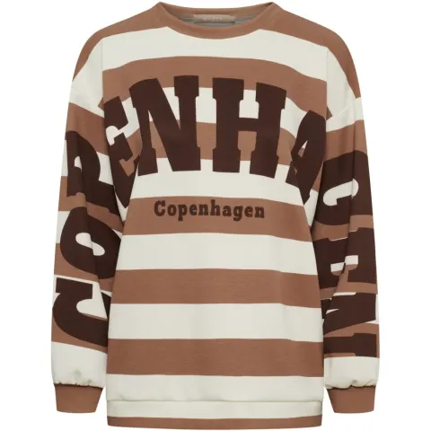 Marta du Château Sweatshirt MdcNerina – Camello/Moro — produktfoto