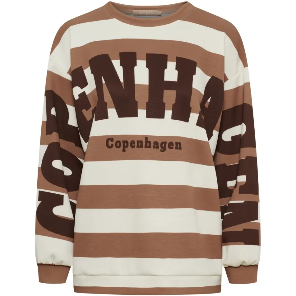 Marta du Château Sweatshirt MdcNerina – Camello/Moro — produktfoto