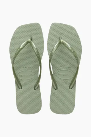 HAVAIANAS Slim Square Flip Flops – Smoke Green — produktfoto