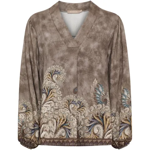 Marta du Château Bluse MdcAnice 8940 – Fango — produktfoto