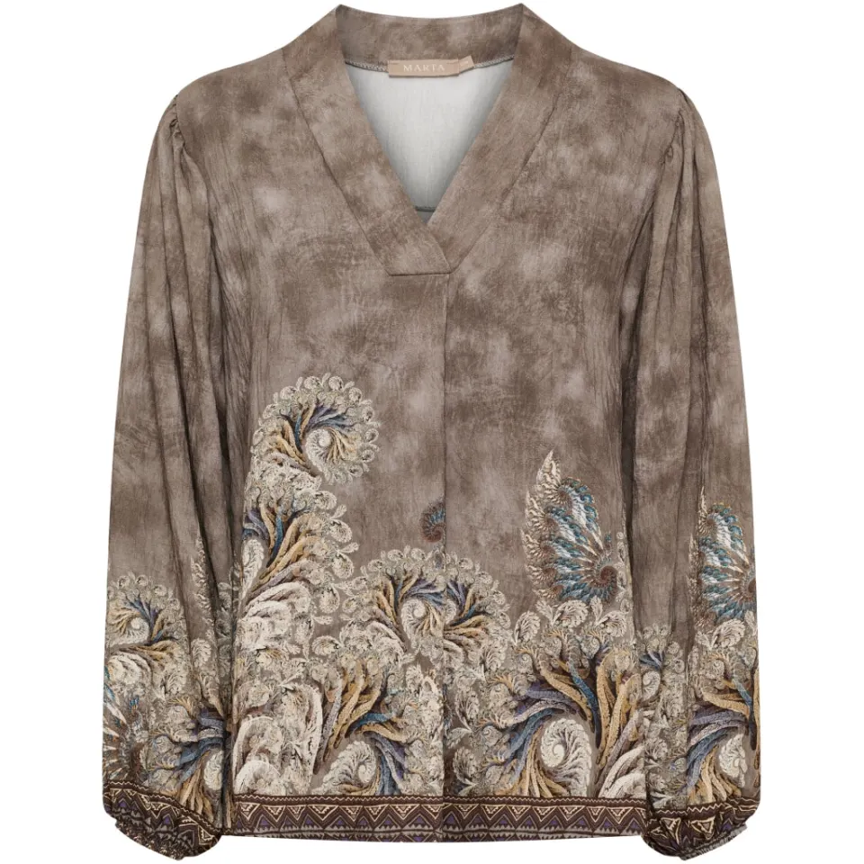 Marta du Château Bluse MdcAnice 8940 – Fango — produktfoto