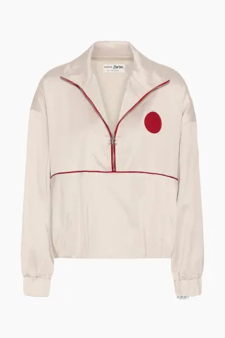 Gestuz BXGricky Track Jacket - Whitecap Gray – Barbie X Gestuz — produktfoto