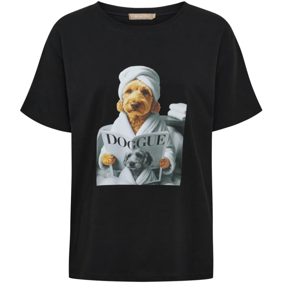 Marta du Château T-Shirt Mdcinge – Black N2 — produktfoto