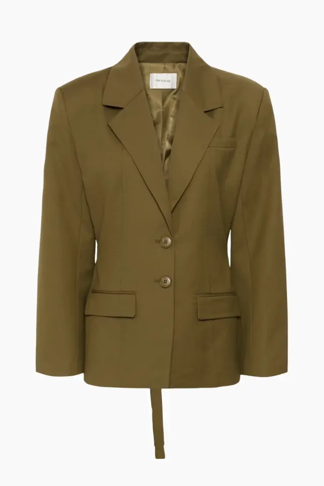 Gestuz GZolivia OZ Blazer – Military Olive — produktfoto