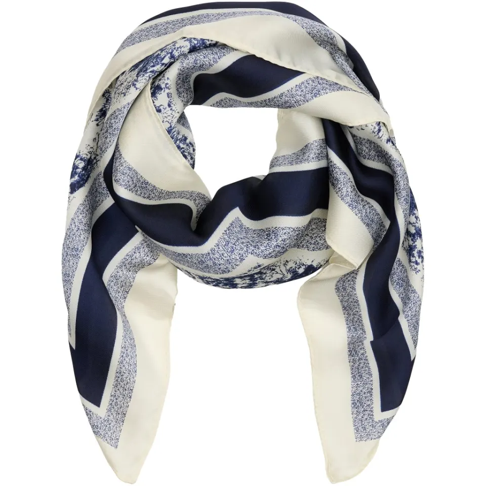 Marta du Château tørklæde MdcJuline FA-Scarf – Blue31274 — produktfoto