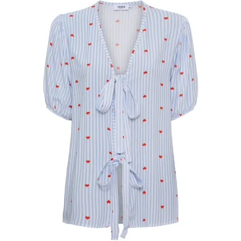 LULULIA Skjorte LuBella 6191 – Celeste Heart — produktfoto