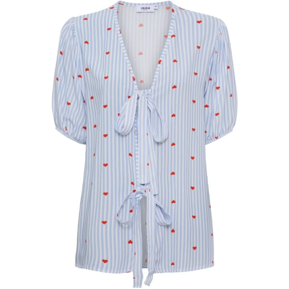 LULULIA Skjorte LuBella 6191 – Celeste Heart — produktfoto