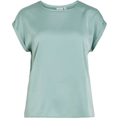 VILA top Viellette – Blue Surf — produktfoto