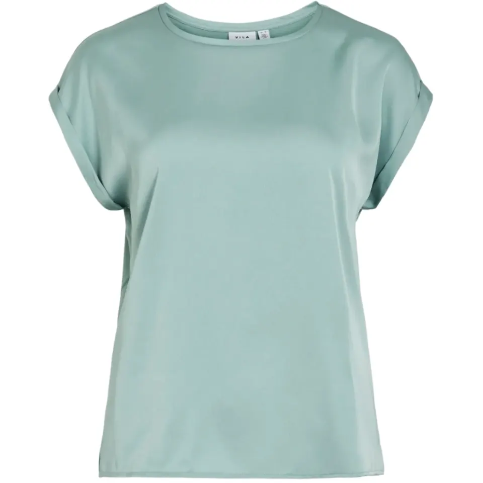 VILA top Viellette – Blue Surf — produktfoto