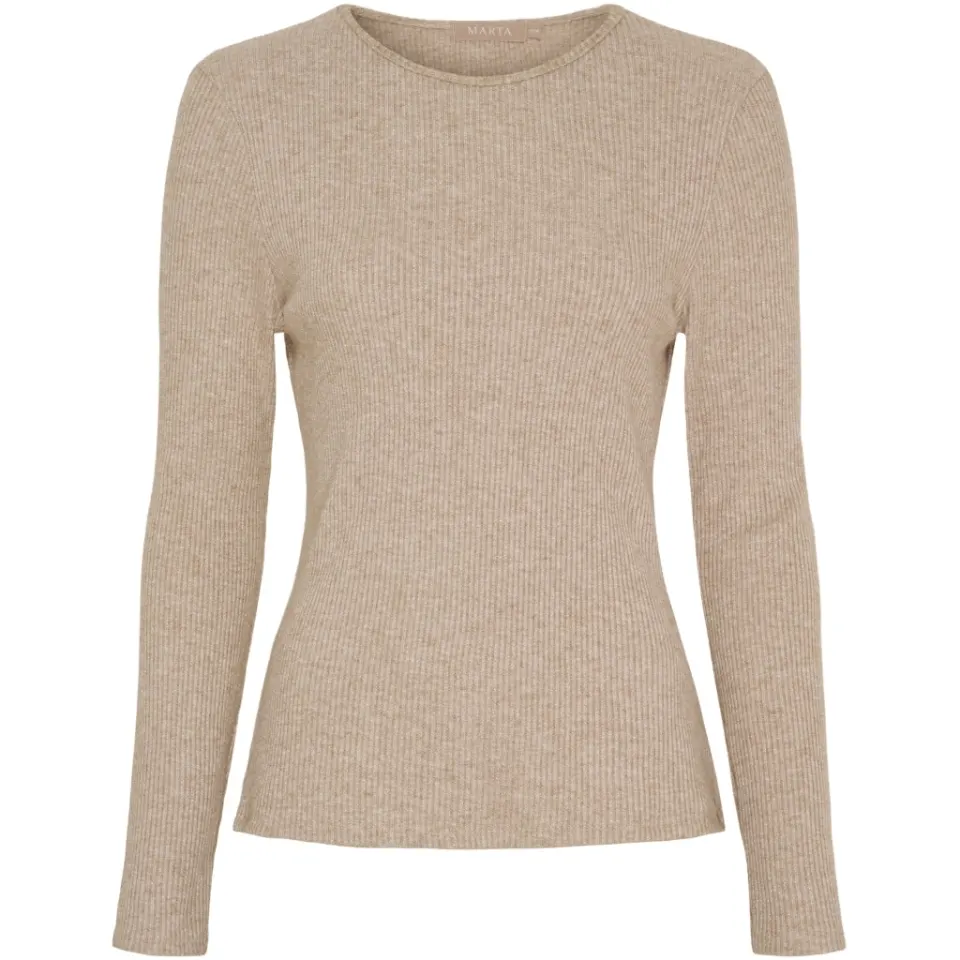 Marta du Château langærmet t-shirt 38915M – camel — produktfoto