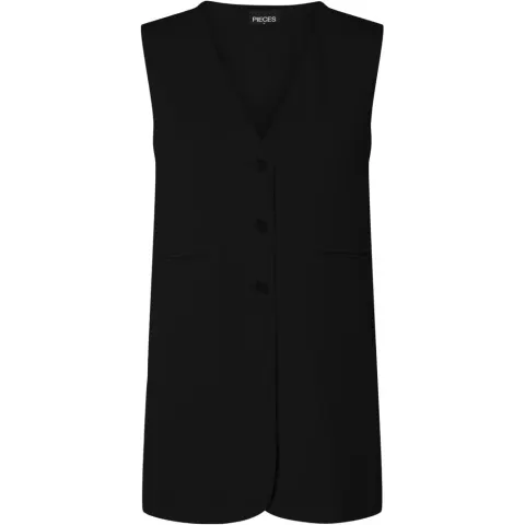 Pieces vest Pckamil – sort — produktfoto