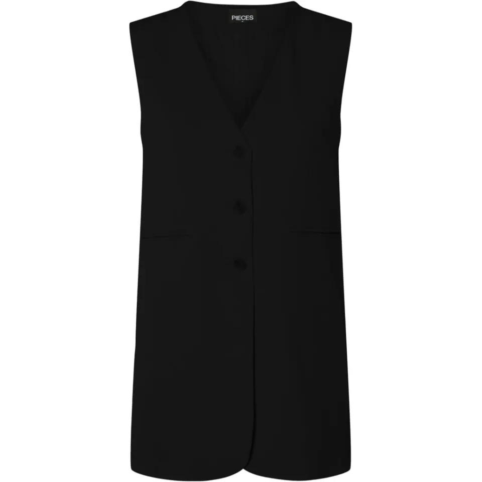 Pieces vest Pckamil – sort — produktfoto