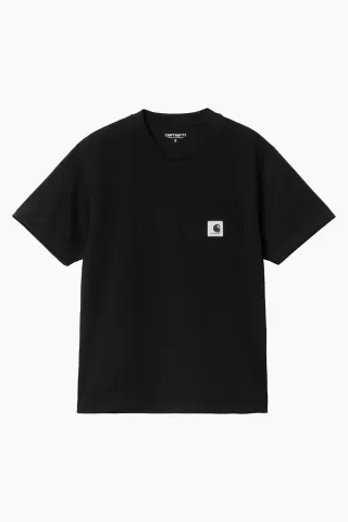 Carhartt W' S/S Pocket T-shirt - Black – Carhartt WIP — produktfoto