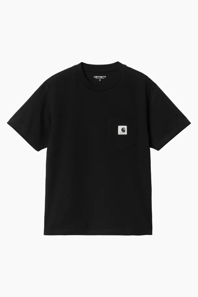 Carhartt W' S/S Pocket T-shirt - Black – Carhartt WIP — produktfoto