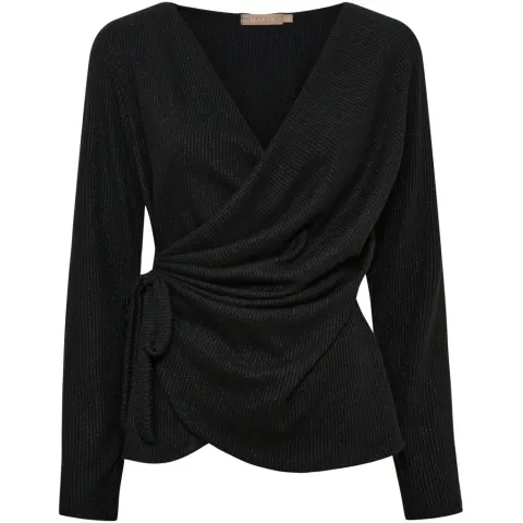 Marta du Château Bluse MdcTalina 1612 – sort — produktfoto