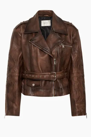 Gestuz GZpernille Jacket – Brown/Black Effect — produktfoto