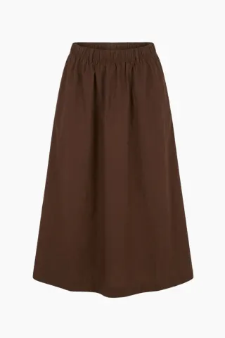 byQNTS Olivia Skirt – brun — produktfoto