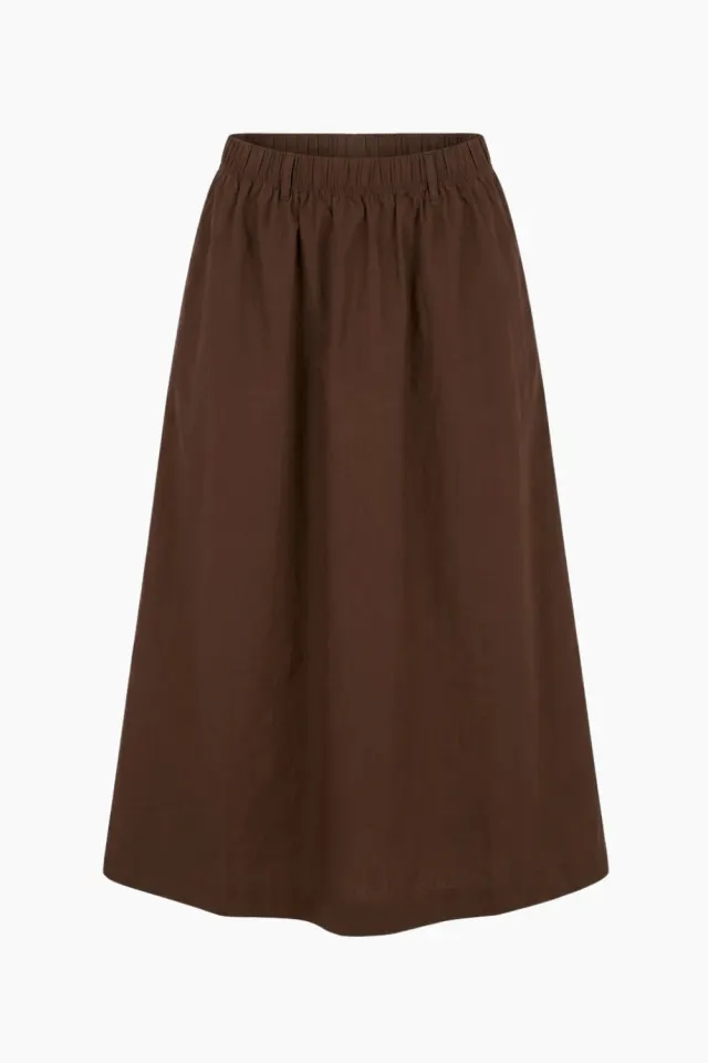 byQNTS Olivia Skirt – brun — produktfoto