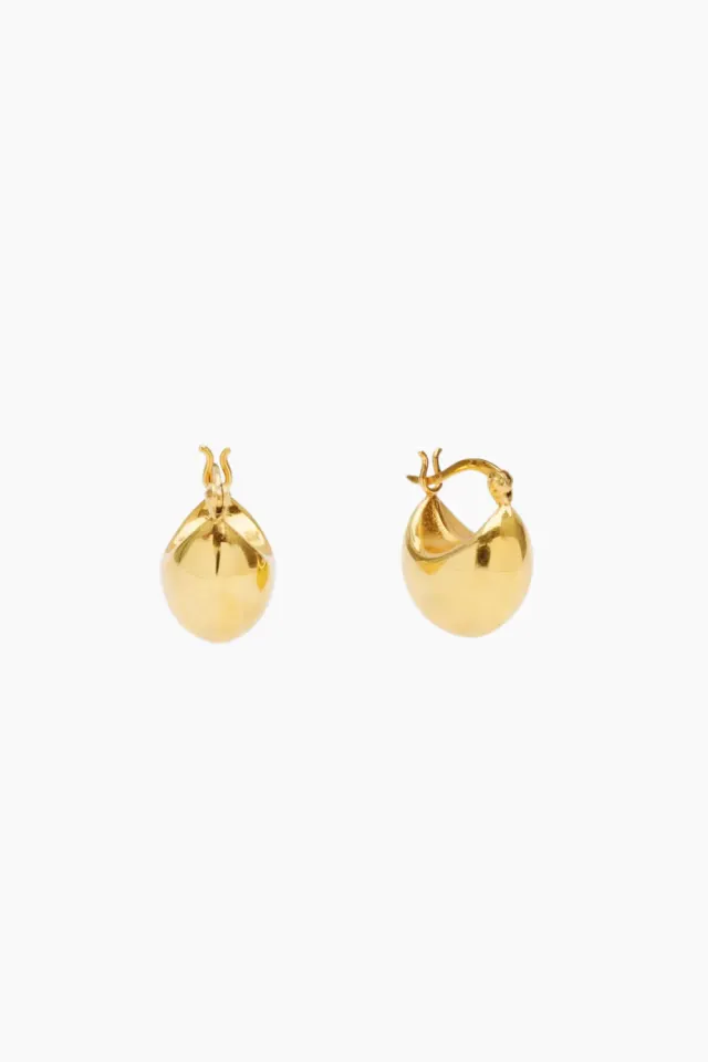 Pico Poppy Petite Hoops – guld — produktfoto