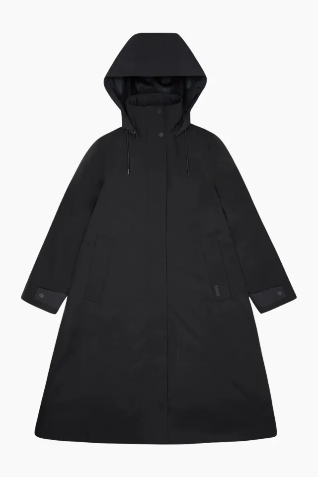 Rains Suva Vision Softshell A-line W Jacket W3T2 – sort — produktfoto