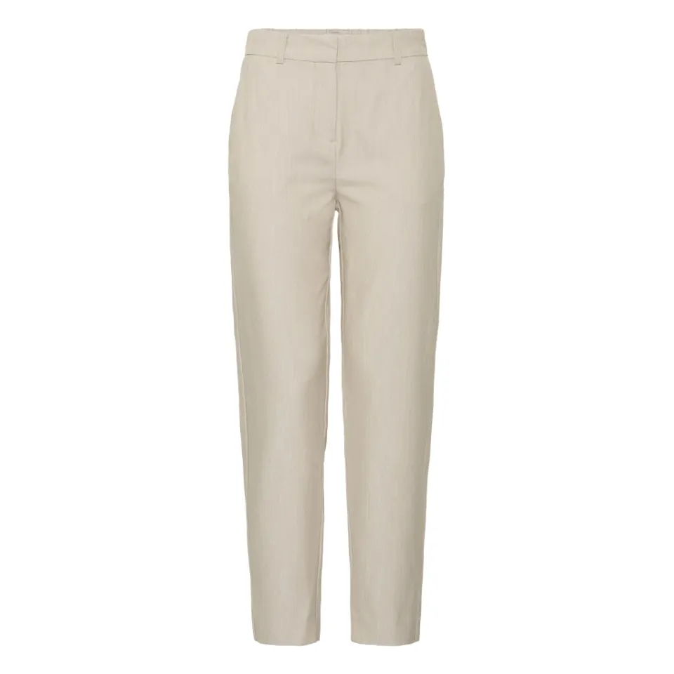 b.young bukser Bydanta i 88 % polyester, 8 % viskose og 4 % elastan – Humus Melange — produktfoto