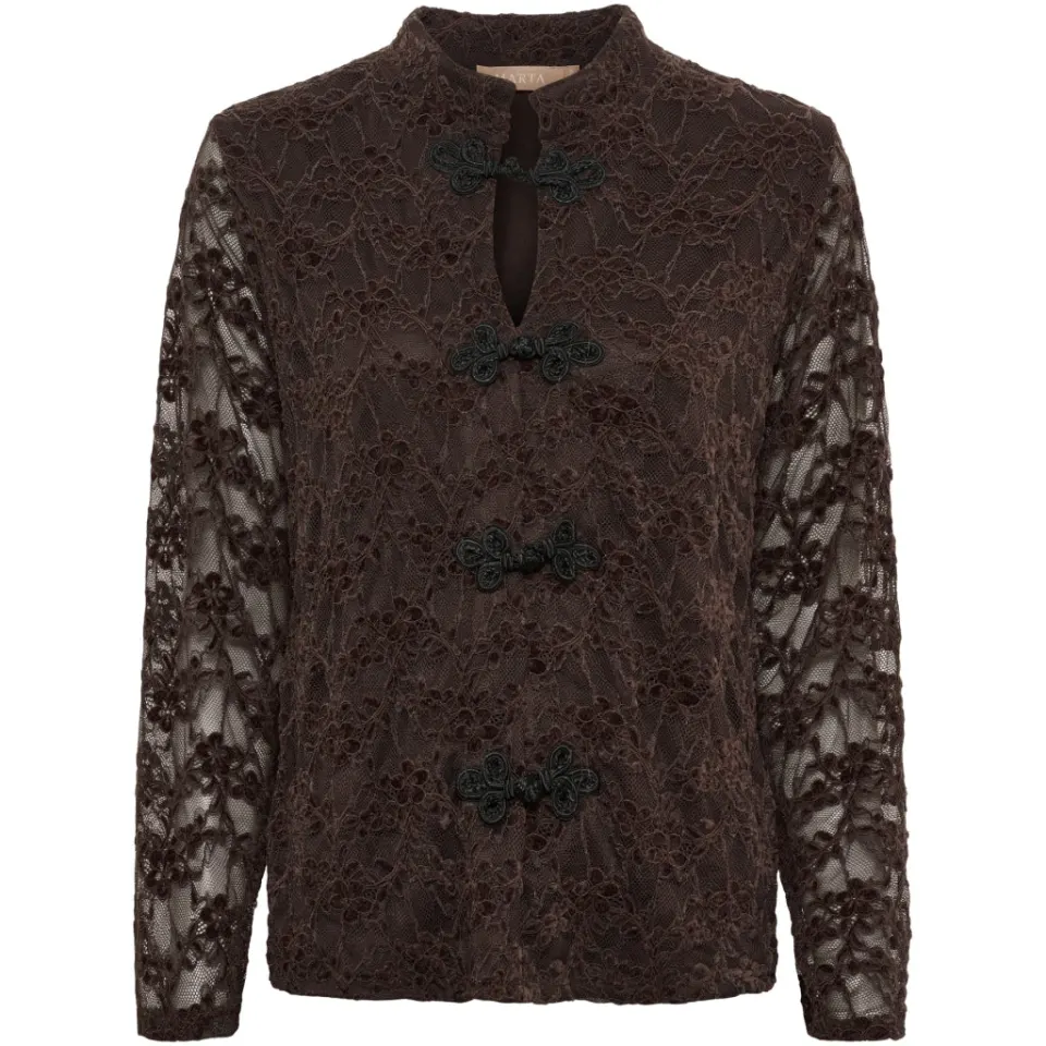 Marta du Château MdcSenecia Bluse 8863 – Moro — produktfoto
