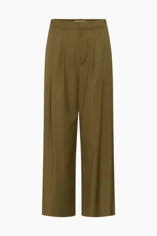 Gestuz GZolivia HW Pants – Military Olive — produktfoto
