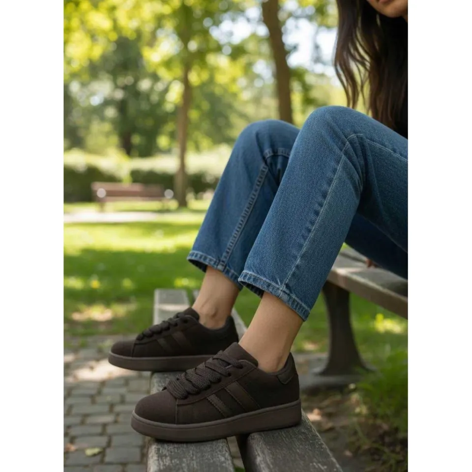 Ginette sneakers A-123 – brun — produktfoto