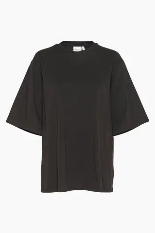 Gestuz SimmaGZ Emb Tee – sort — produktfoto
