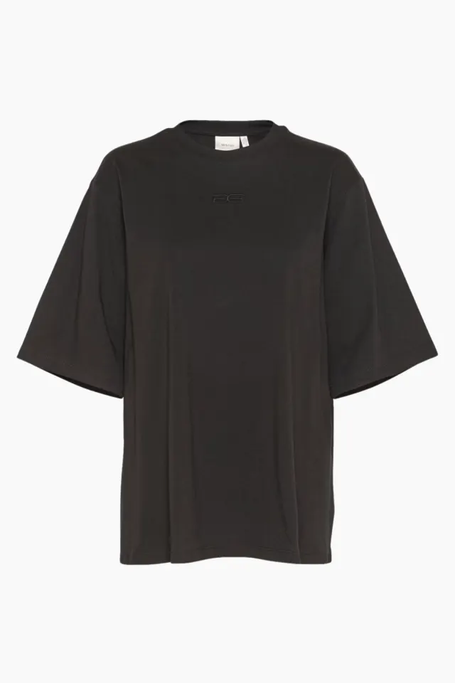 Gestuz SimmaGZ Emb Tee – sort — produktfoto
