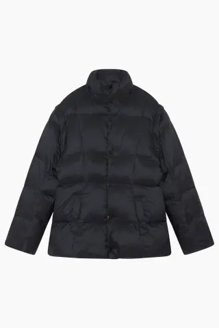 Wood Wood Leoni Short Padded Jacket – sort — produktfoto