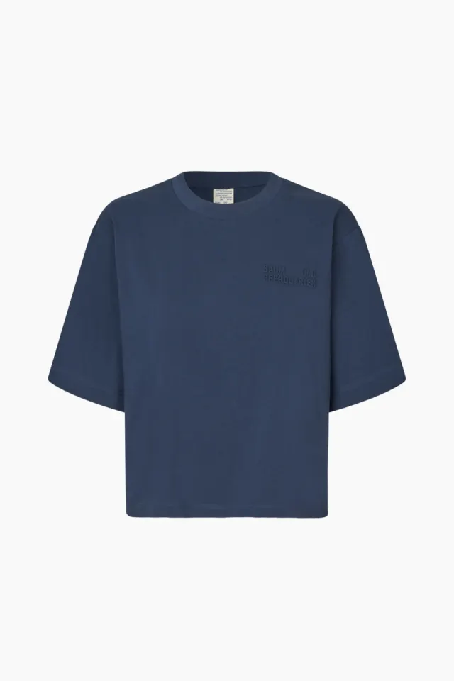 Baum und Pferdgarten Jiana T-shirt – Baritone Blue — produktfoto