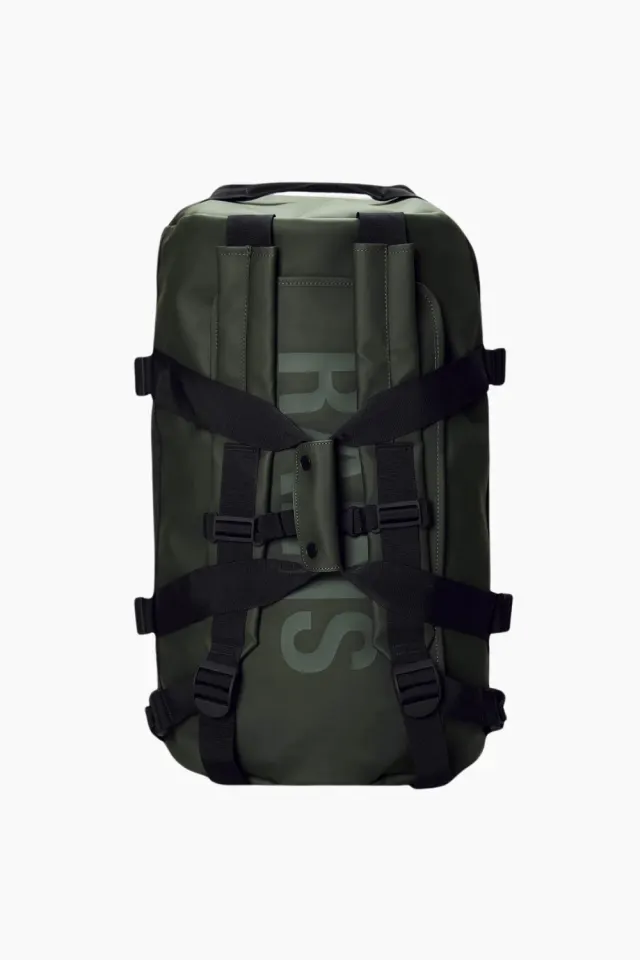 Rains Texel Duffel Bag Small W3 – grøn — produktfoto