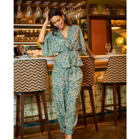 Black Colour bluse Bcluna – Sea Green — produktfoto