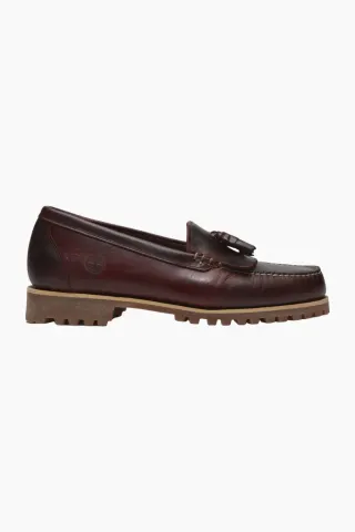 Timberland Authentic Loafer Shoe – Burgundy Full Grain — produktfoto