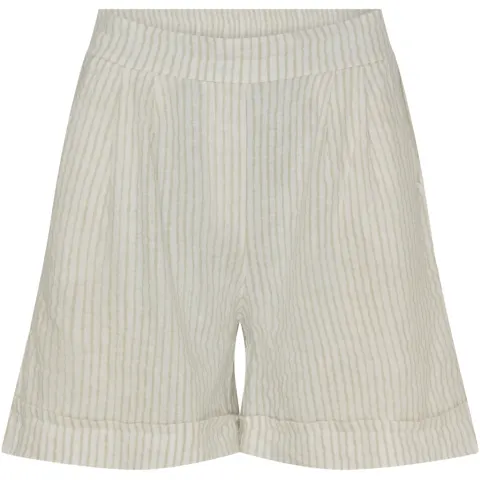 Marta du Château shorts MdcSophia – Panna Beige 1752 Stripe — produktfoto